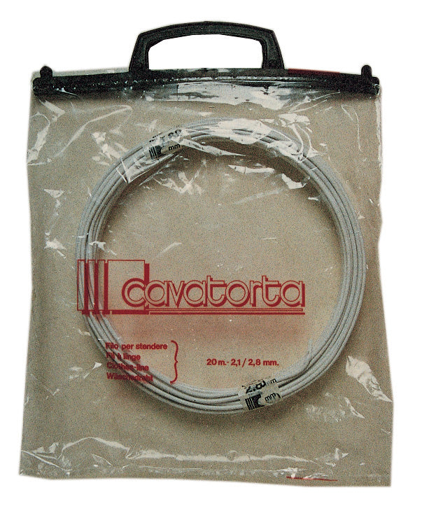 FILO STENDIBIANCHERIA ACC PLAS CAVATORTA CF 20 M**- 1,0 bs