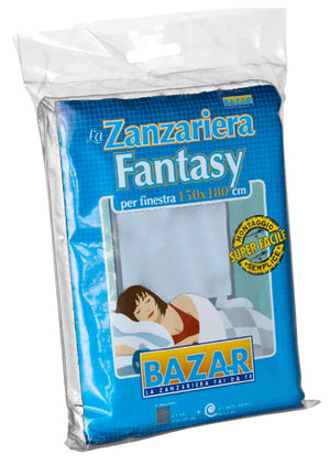 ZANZARIERA POLIESTERE FINESTRA 150X180 CM BIANCO- 10,0 pz