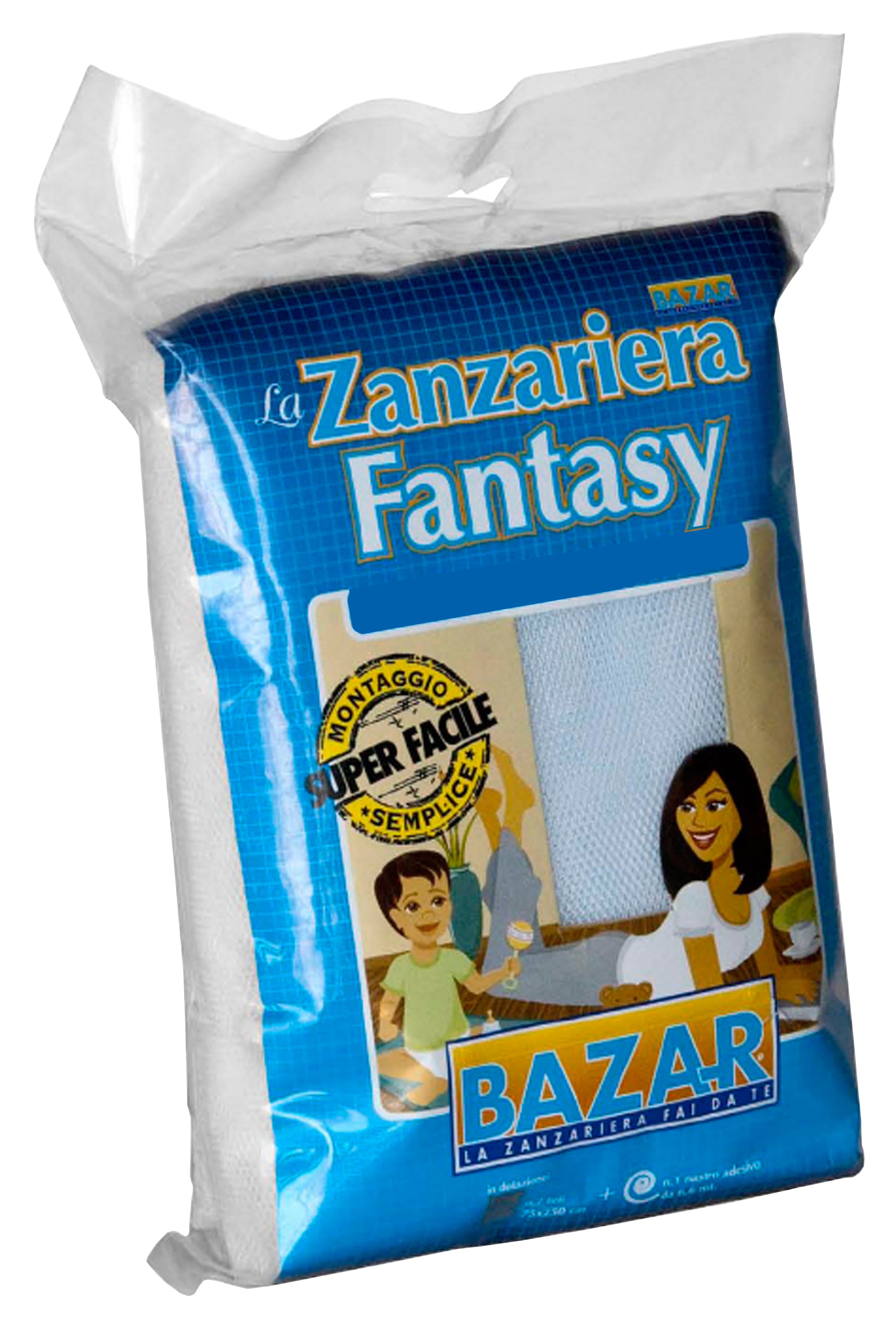 ZANZARIERA POLIESTERE BALCONE 2 PZ 75X250 CM BIAN- 10,0 pz