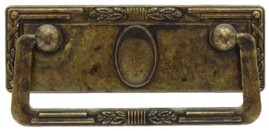 MANIGLIA ZAMA 06060 97X45 MM OTTONE ANTICATO**- 50,0 pz