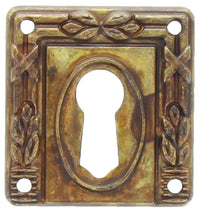 BOCCHETTA ZAMA 30060 33X35 MM OTTONE ANTICATO**- 25,0 pz