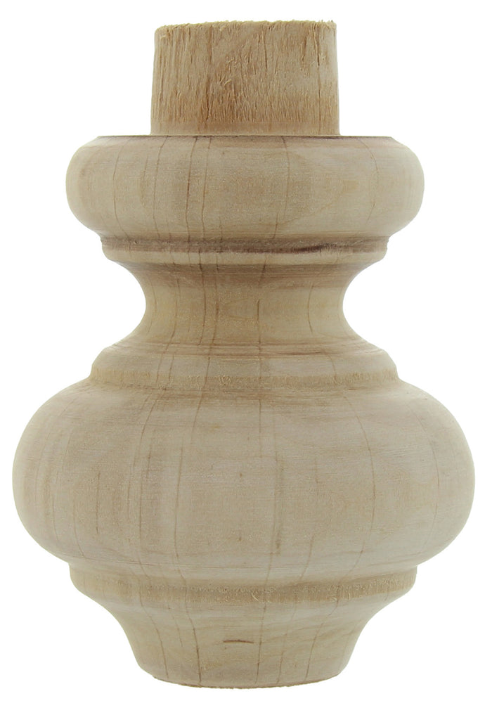 PIEDE IN LEGNO ONTANO 53012 52X 75 MM- 8,0 pz