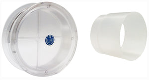 TAPPO PER CLIMATIZZATORE D 120 MM TRASPARENTE- 1,0 pz