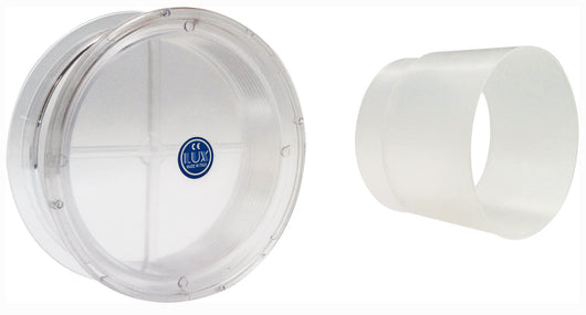 TAPPO PER CLIMATIZZATORE D 120 MM TRASPARENTE- 1,0 pz