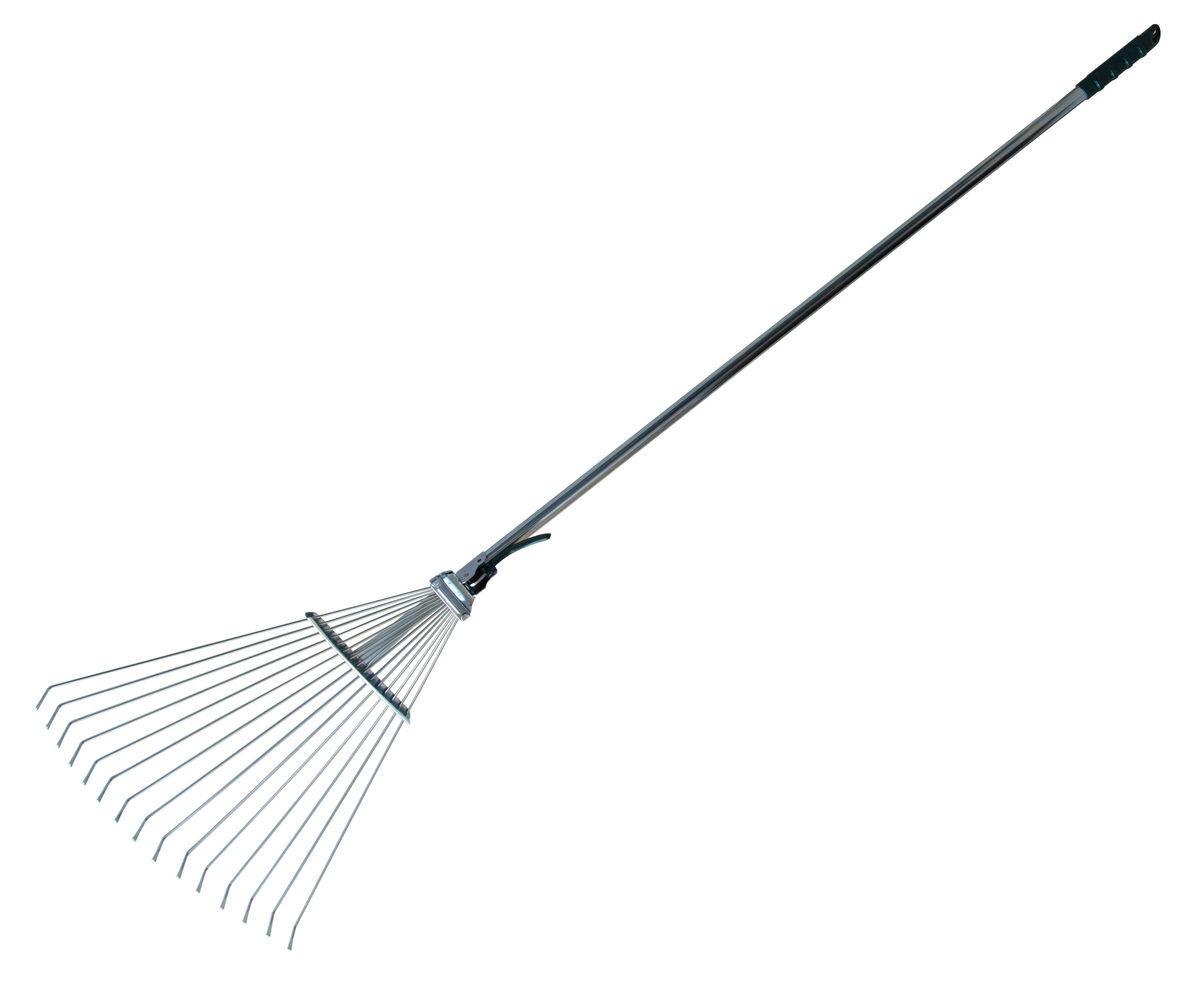 SCOPA REGOLABILE GIARDINO MANICO ACCIAIO KT-W120-1- 12,0 pz