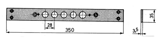 CISA 06221.00 FRONTALE SERRATURA 57515- CISA- 1,0 pz