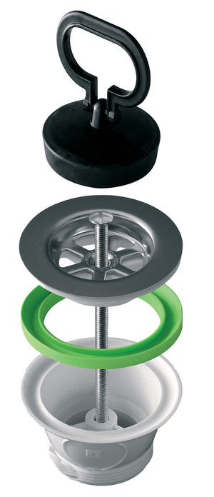 PILETTA PER LAVELLO INOX D 70 MM  1.1/2**- 1,0 pz