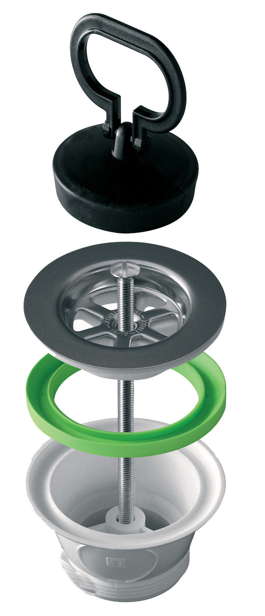 PILETTA PER LAVELLO INOX D 70 MM  1.1/2**- 1,0 pz