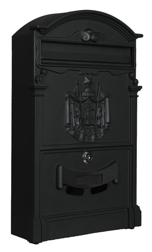 CASSETTA POSTALE REGIA POSTA ALL 26X9X41 CM NERO- CHINA SUZHOU 6003- 1,0 pz