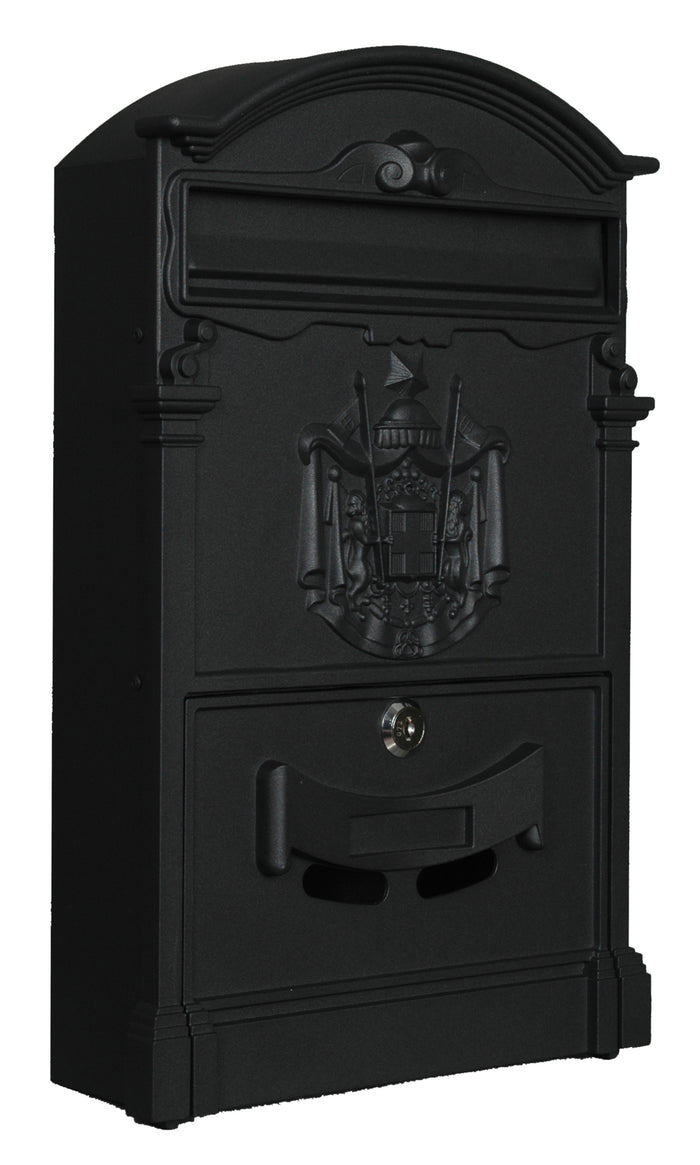 CASSETTA POSTALE REGIA POSTA ALL 26X9X41 CM NERO- CHINA SUZHOU 6003- 1,0 pz