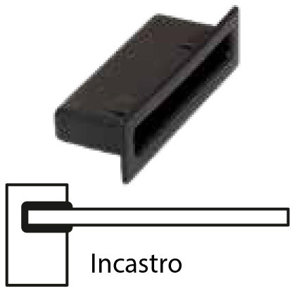 SUPPORTO AD INCASTRO IN PVC PER ASTA ORTOPEDICA- 10,0 pz