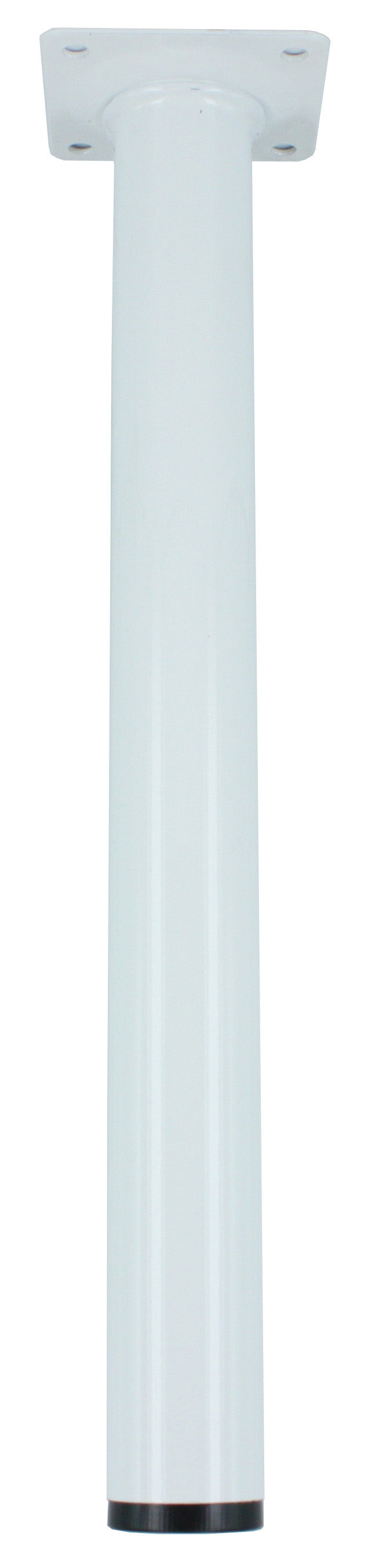 PIEDINO ACCIAIO D. 30 X H 150 MM BIANCO- 4,0 pz