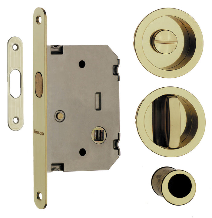 KIT PORTA SCORR NICCHIA D 48 MM SCOMP TOT ORO LUC- 1,0 pz