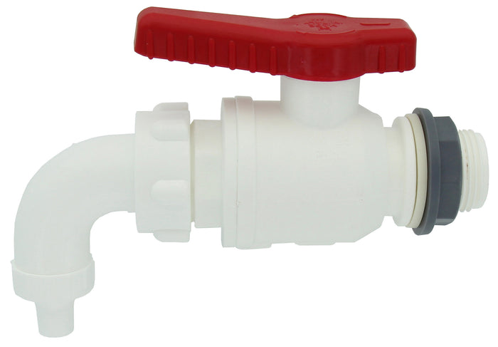 RUBINETTO PER BOTTI A SFERA NYLON 3433 F 1  X 30*- BUCCHI- 5,0 pz