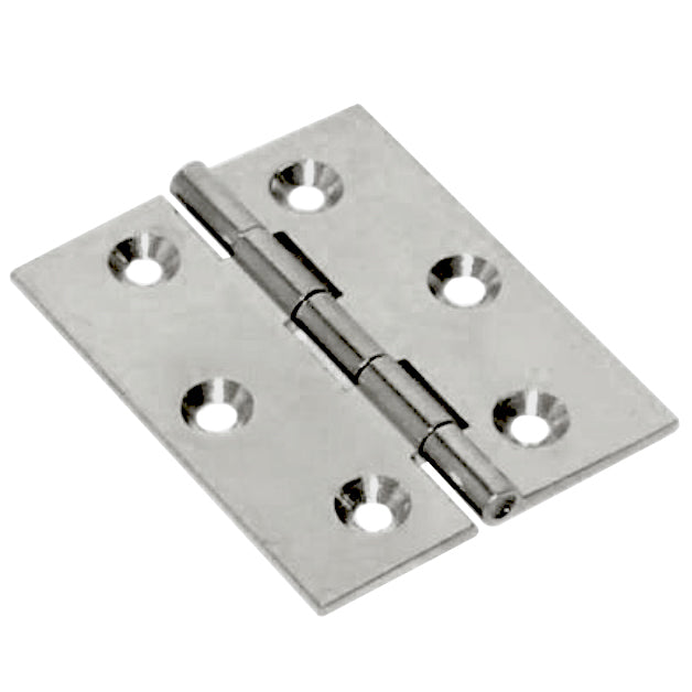 BL CERNIERA FRESATA PIANA NICHEL SAT 40X35 MM 2 PZ- MARIVA- 6,0 blister