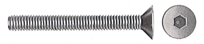 VITI PER BUSSOLA T.S.P. ESAG INCAS  6MA BRUN 50 MM**- 200,0 pz