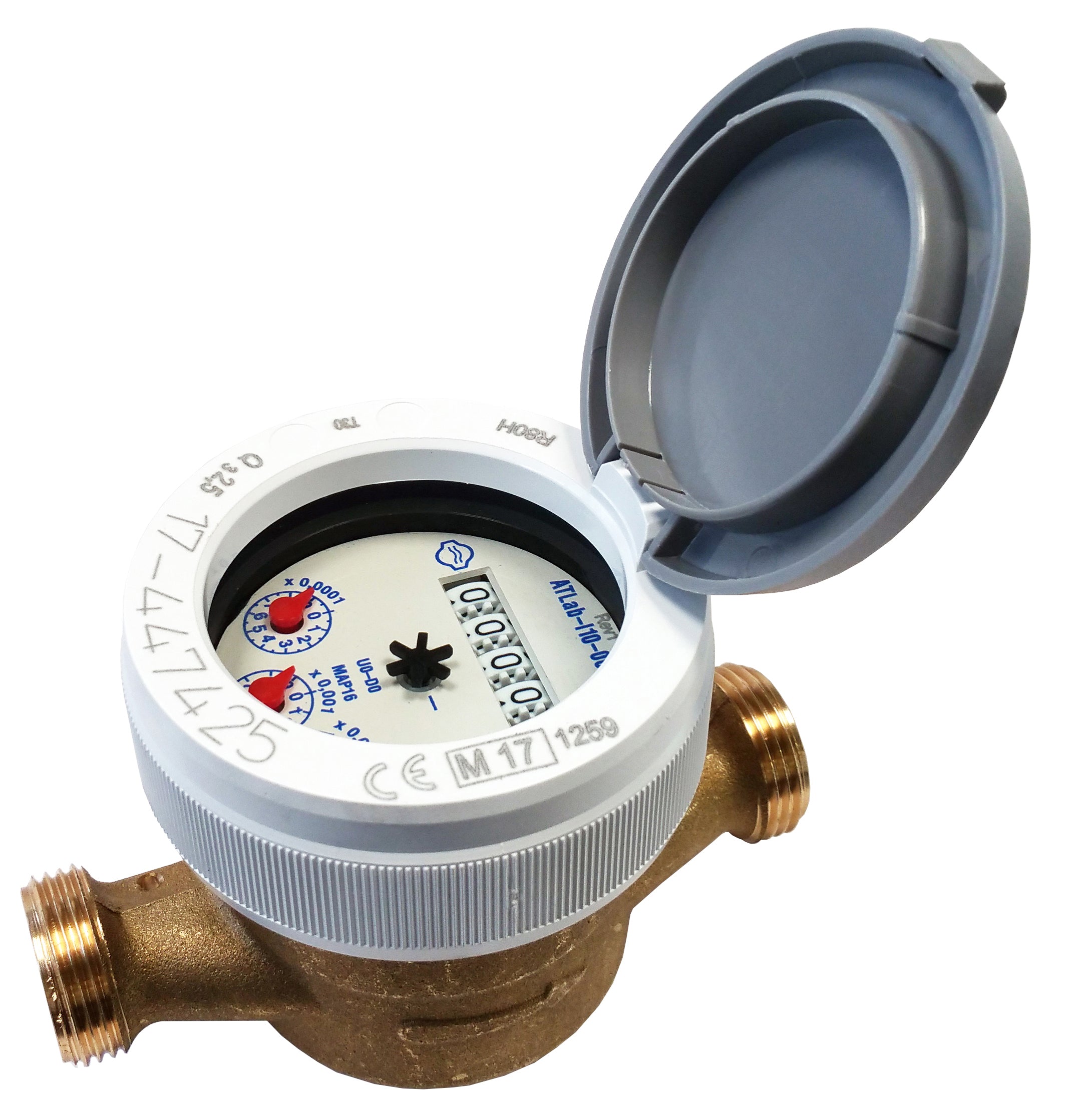 CONTATORE P/ACQUA QUADRANTE BAGN 1/2 C/RAC- G.GIOANOLA- 1,0 pz