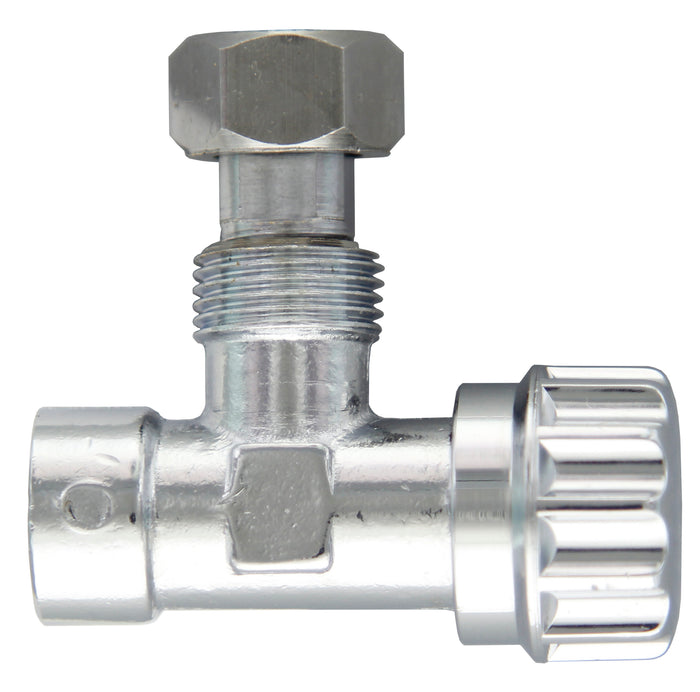 RUBINETTO CROMATO PER CASSETTA WC D 3/8**- 10,0 pz