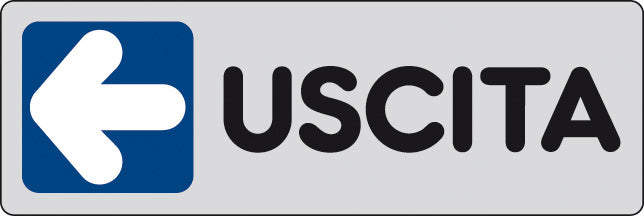 ETICHETTA ADESIVA 150X50 USCITA (SX)- 10,0 pz