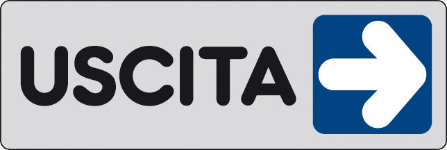ETICHETTA ADESIVA 150X50 USCITA (DX)- 10,0 pz