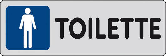 ETICHETTA ADESIVA 150X50 TOILETTE (M)- 10,0 pz