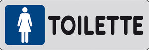 ETICHETTA ADESIVA 150X50 TOILETTE (F)- 10,0 pz