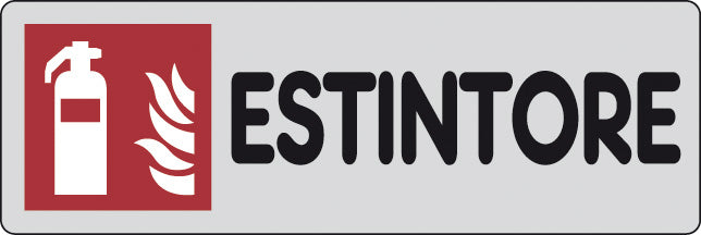 ETICHETTA ADESIVA 150X50 ESTINTORE- 10,0 pz
