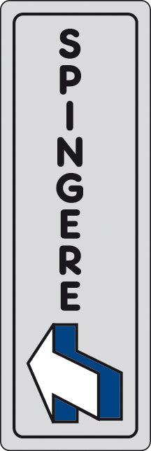 ETICHETTA ADESIVA 150X50 SPINGERE- 10,0 pz