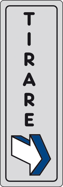 ETICHETTA ADESIVA 150X50 TIRARE- 10,0 pz