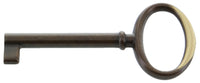 CHIAVE PER MOBILI 33706 34X73 MM BRONZO SFUMATO- METAL STYLE- 25,0 pz