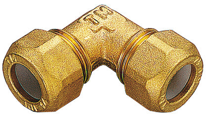 GOMITO OTTONE DOPPIO BICONO 12X1/2 PESANTE- TIEMME- 10,0 pz