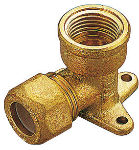 GOMITO OTTONE FLANGIATO BICONO F/GAS 12X1/2 PES- TIEMME- 10,0 pz