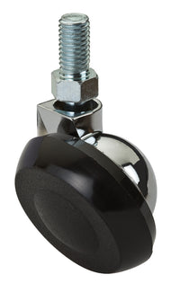 RUOTA SEMISFERICA D 40 MM CON PERNO 8MAX15 CROMO**- 4,0 pz