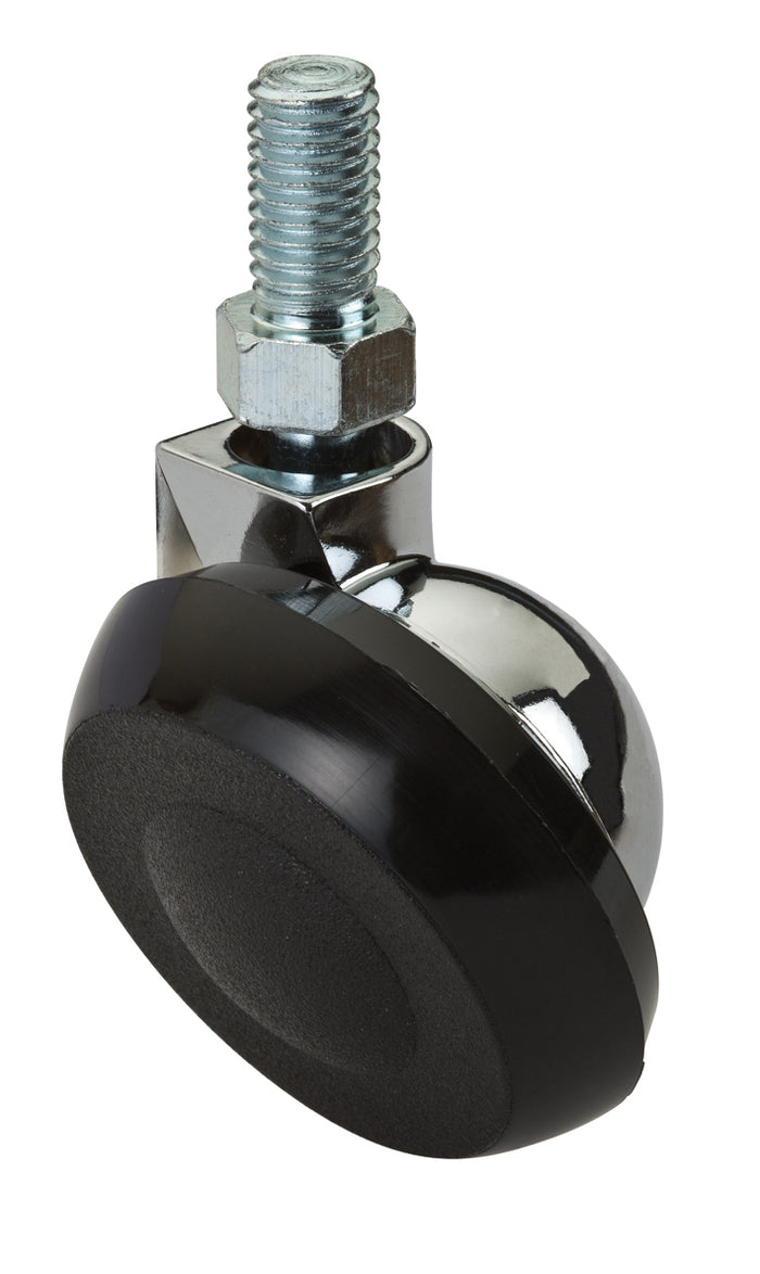 RUOTA SEMISFERICA D 40 MM CON PERNO 8MAX15 CROMO**- 4,0 pz