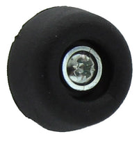 SOTTOSEDIA A CONO CON VITE NERO 25 MM CONF 8 PZ*- PLASTIMETAL- 20,0 confezione