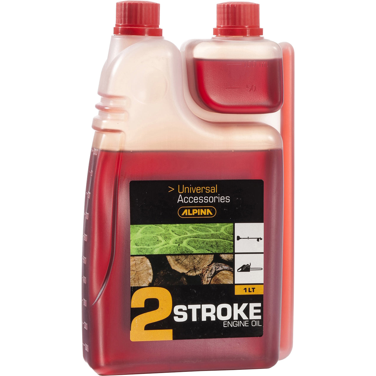 OLIO PER MISCELA ALPINA 2 TEMPI 1 L ADDITIVATO- GGP ITALY- 24,0 pz