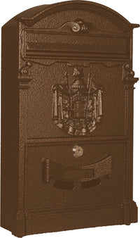 CASSETTA POSTALE REGIA POSTA ALL 26X9X41 CM BRONZO- CHINA SUZHOU 6003- 1,0 pz