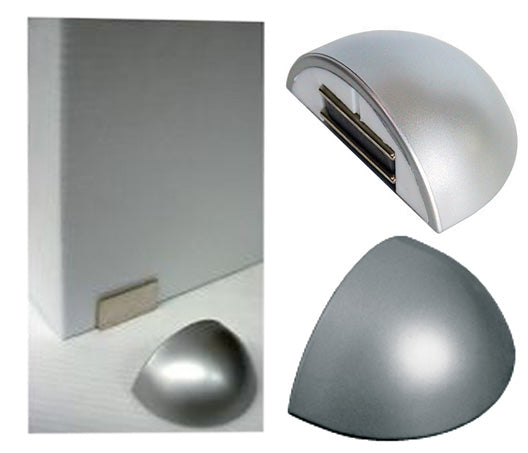 FERMAPORTA MAGNETICO C/BIADESIVO ALLUMINIO*- GS PLAST- 1,0 pz