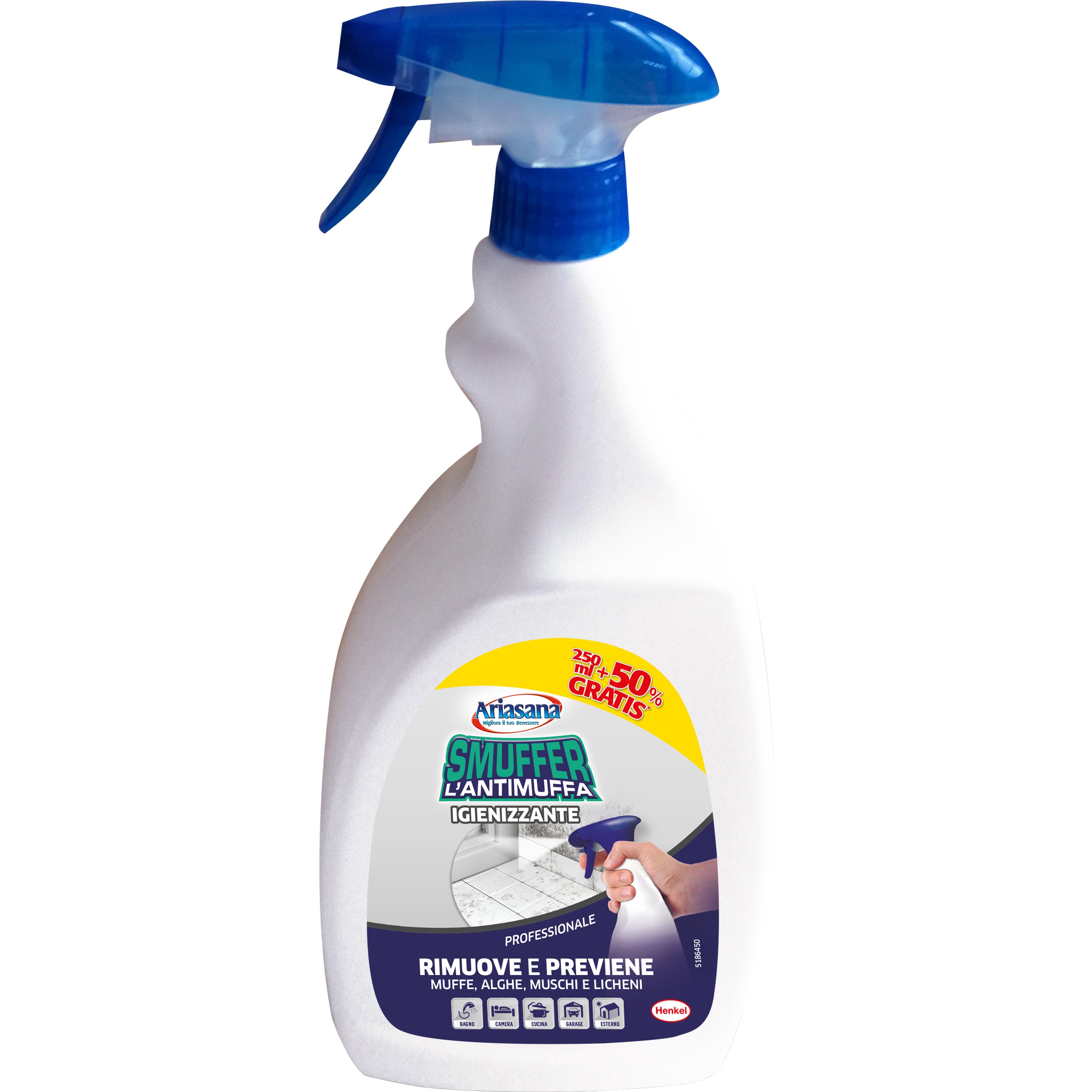 ANTIMUFFA SMUFFER 250+125 ML OMAGGIO- HENKEL ITALIA- 10,0 pz