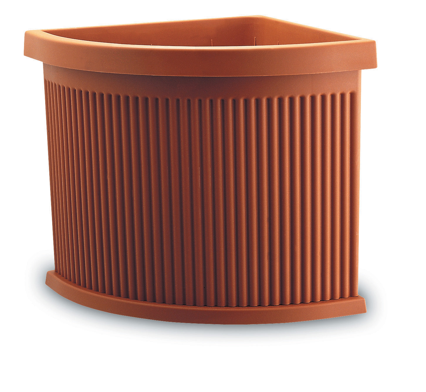 VASO IN PLASTICA IONIO CON SOTTOVASO- 1,0 pz