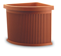 VASO IN PLASTICA IONIO CON SOTTOVASO- 1,0 pz