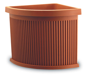 VASO IN PLASTICA IONIO CON SOTTOVASO- 1,0 pz