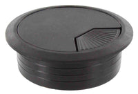 BOCCHETTA PASSACAVI D 60 MM PLASTICA NERO- COMFERUT- 20,0 pz