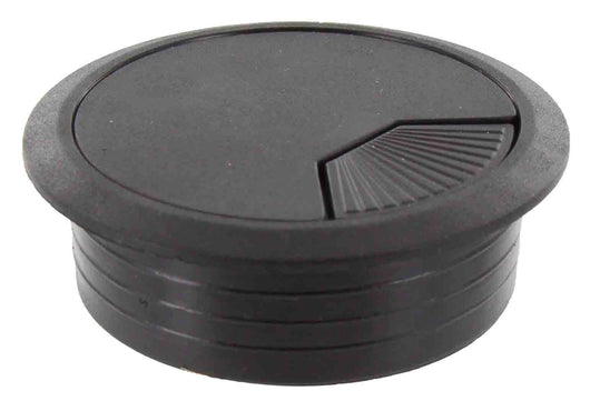 BOCCHETTA PASSACAVI D 60 MM PLASTICA NERO- COMFERUT- 20,0 pz