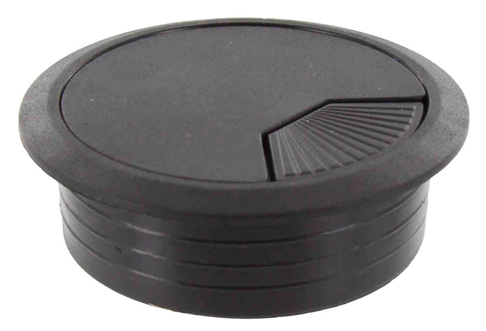 BOCCHETTA PASSACAVI D 60 MM PLASTICA NERO- COMFERUT- 20,0 pz
