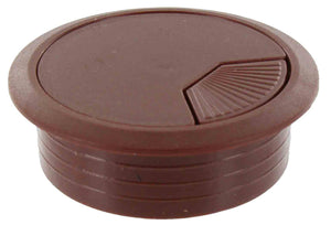 BOCCHETTA PASSACAVI D 60 MM PLASTICA MARRONE- COMFERUT- 20,0 pz