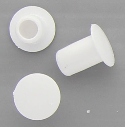 COPRIFORO PLASTICA BIANCO D 6 MM*- 1000,0 pz
