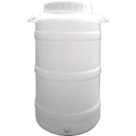 FUSTO HDPE BOCCA LARGA 50 L PREDISP RUBINETTO 3/4- 3,0 pz