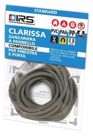 ZANZARIERA IRS CLARISSA BL TONDINO DA 5 M- IRS- 1,0 pz
