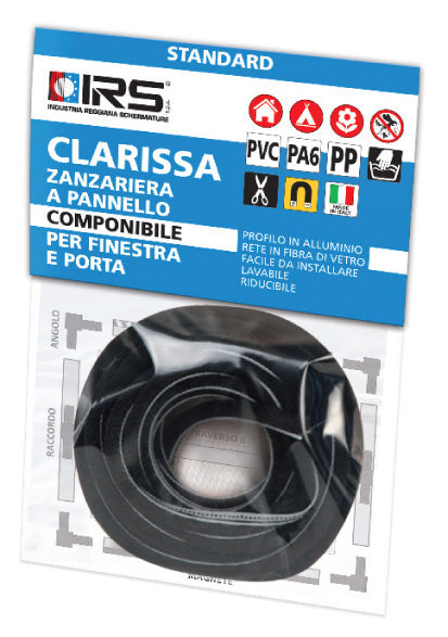 ZANZARIERA IRS CLARISSA SPAZZOLINO DA 5 M- IRS- 1,0 pz